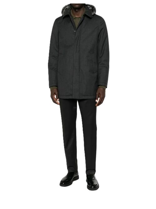 Woven Half Coat HERNO | PI001380U334989487 FERRO